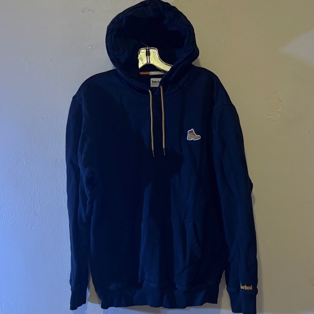 Timberland Black Hoodie with Logo